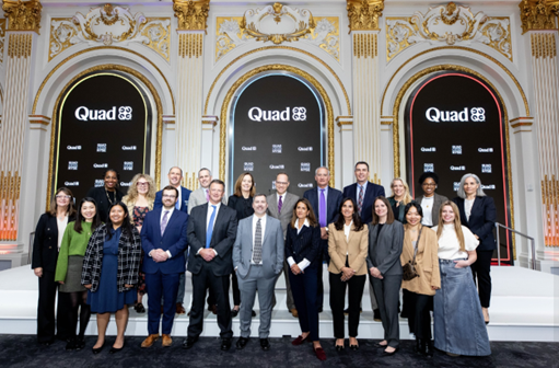 Quad team at the NYSE