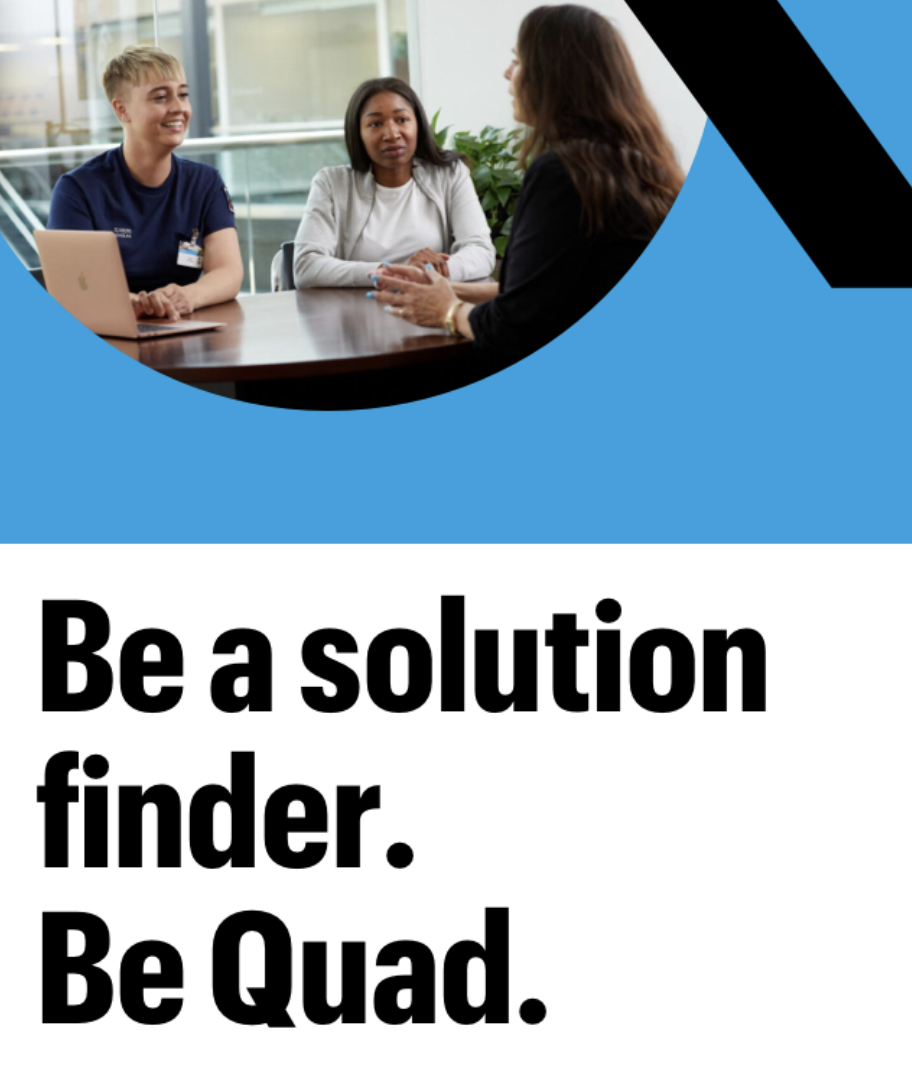 be a solution. be quad