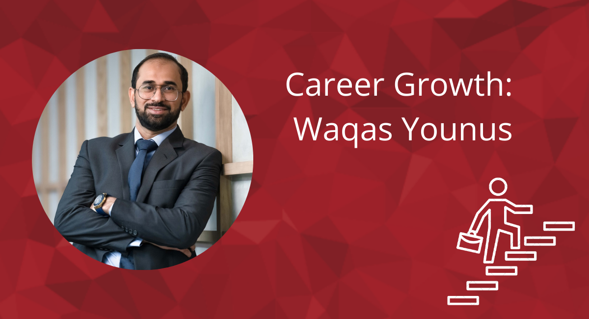 Watch video: Career Growth: Waqas Younus