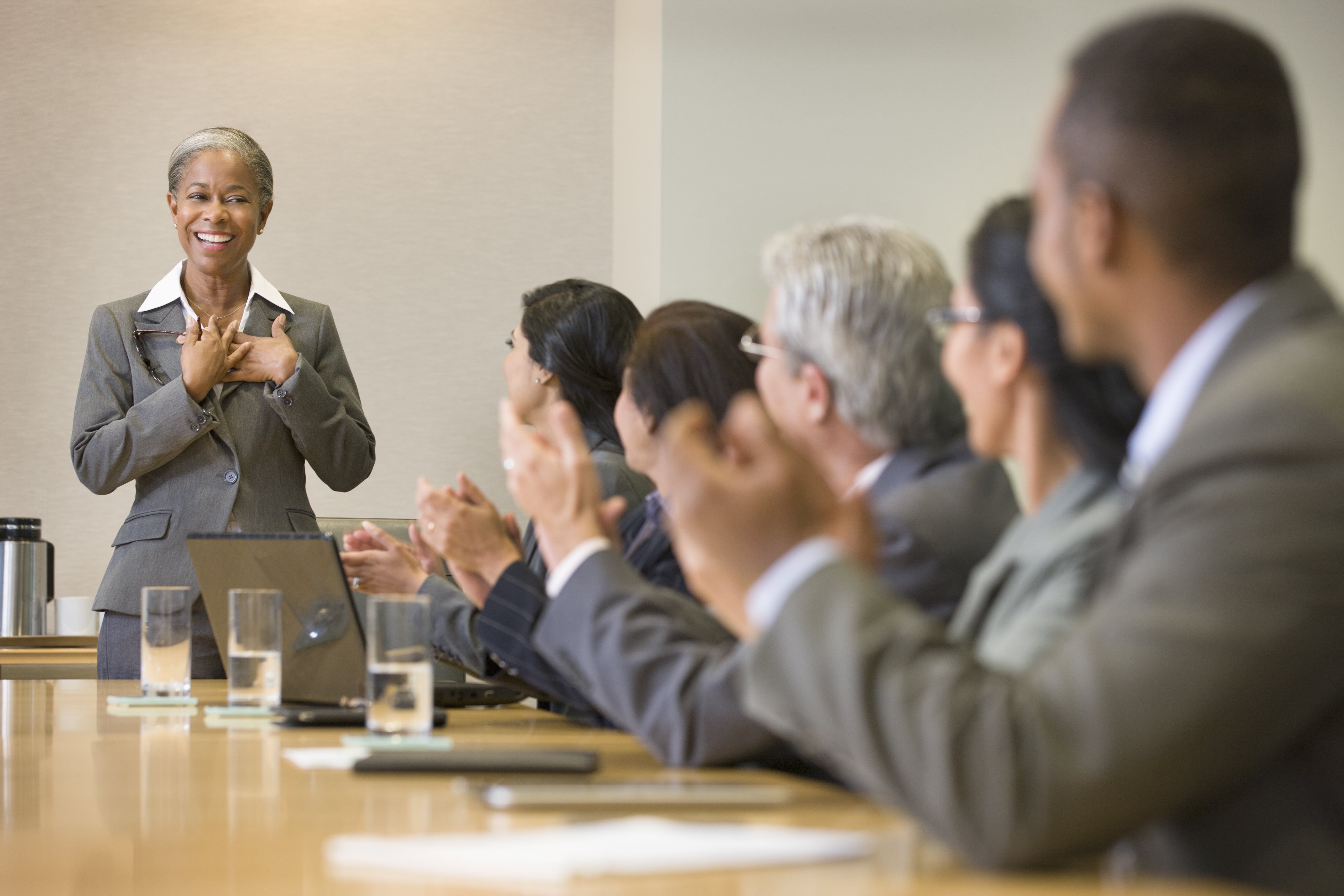 leadership in a team meeting