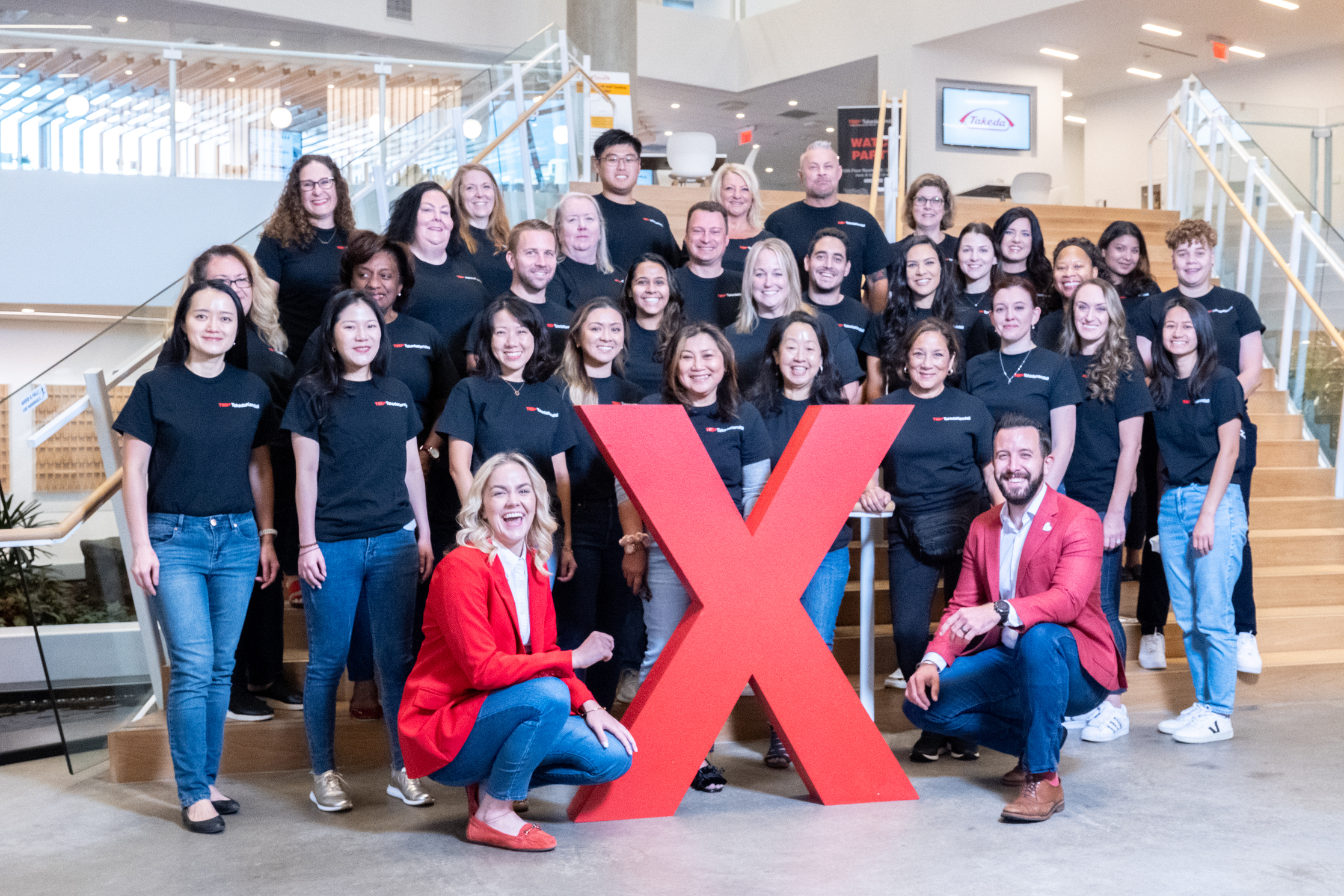 Group photo of TEDx volunteers