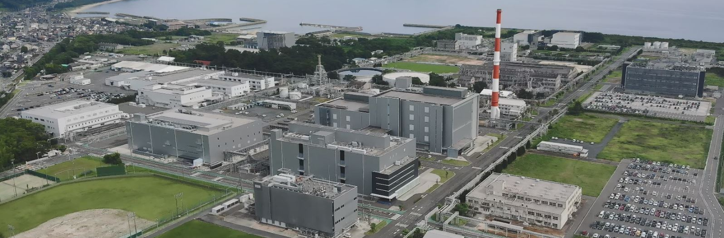 Arial view of the Hikari Factory in Takeda Japan
