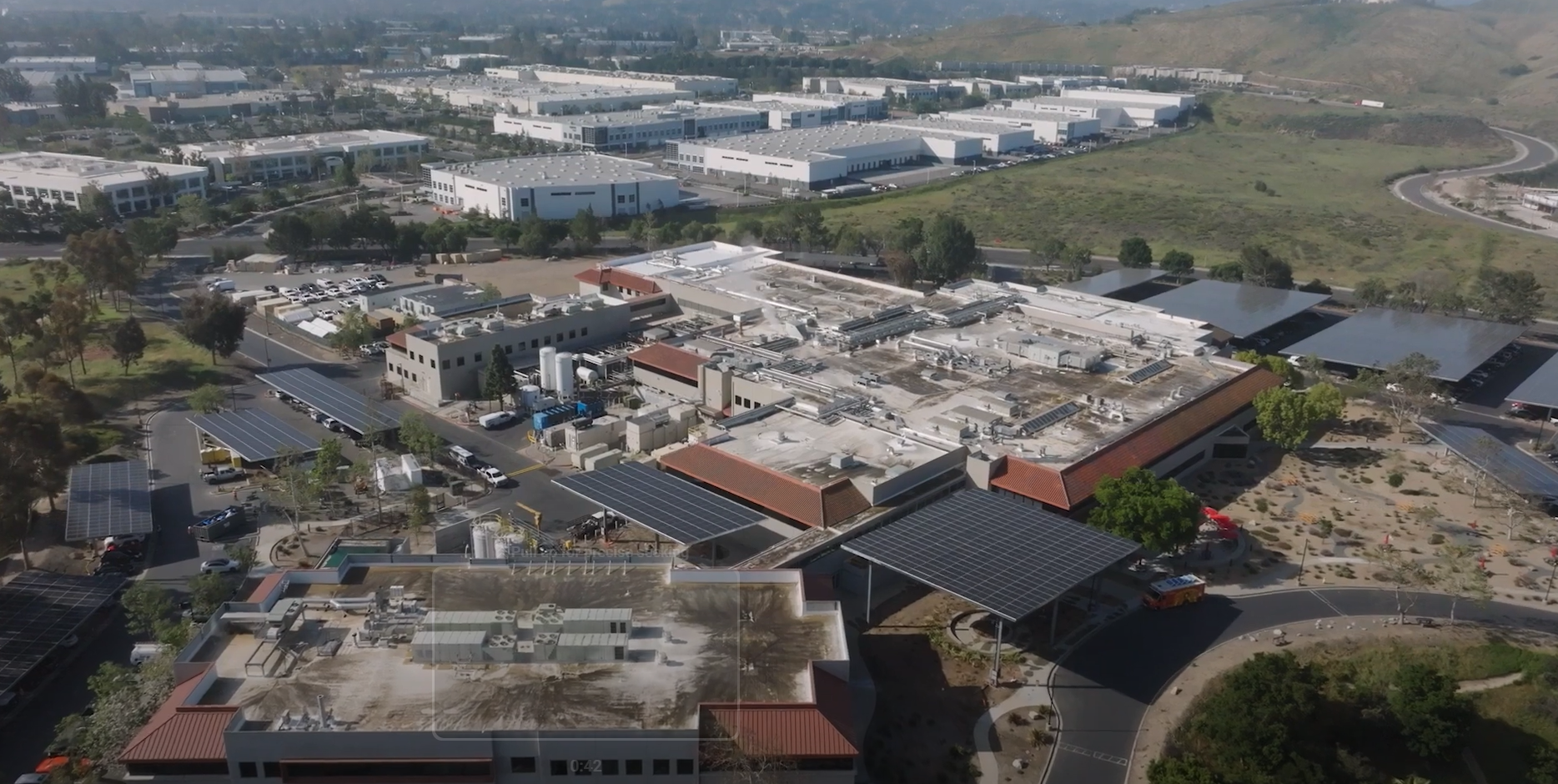 Watch video: 40% on-site renewable electricity production