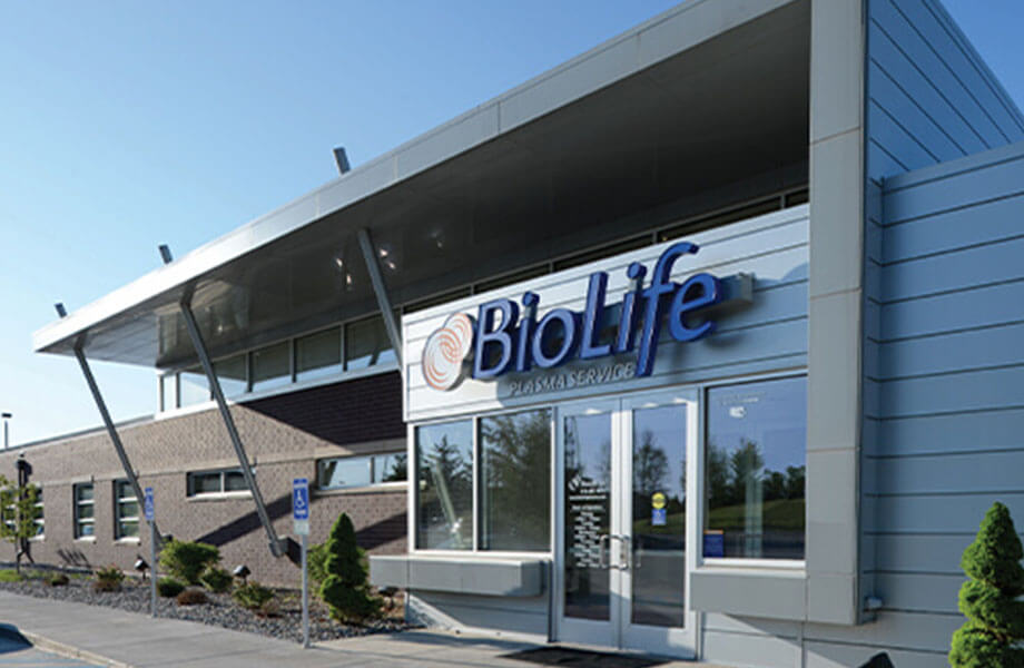 Exterior of the Biolife building