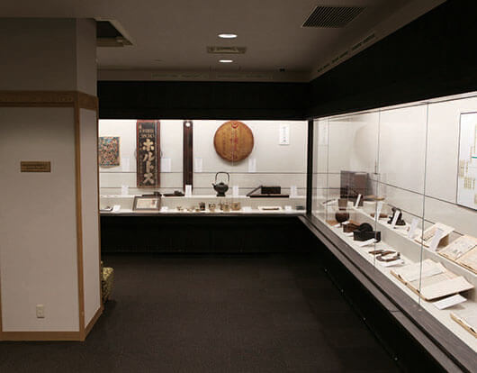 exhibition at a museum