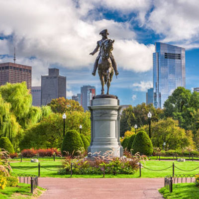 Statue in a Boston Park