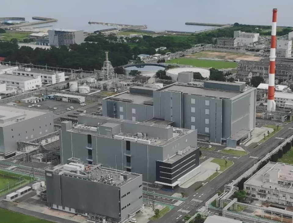 Arial view of the Hikari Factory in Takeda Japan