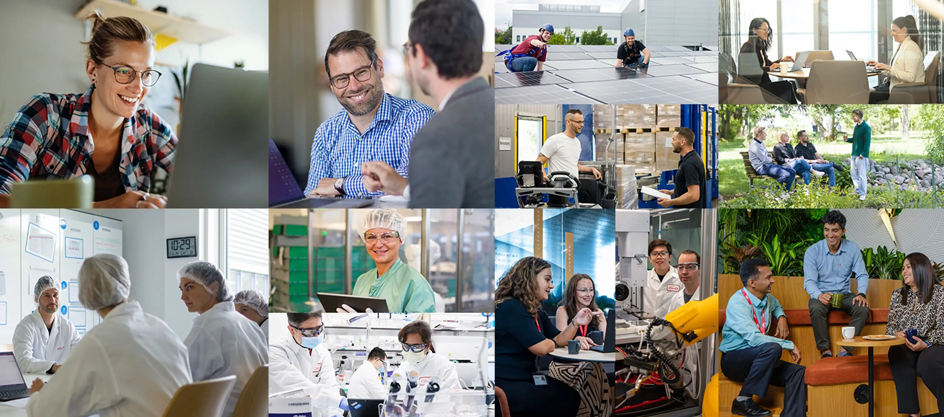 photo collage showing a diverse group of employees