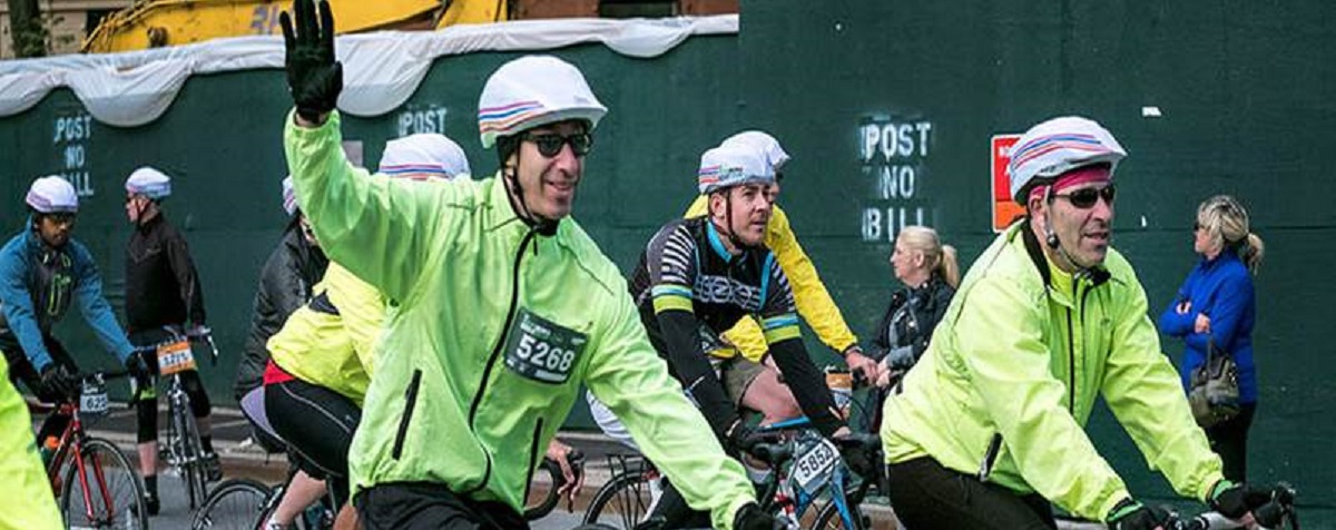 A TD Ameritrade charity bicycle race team 