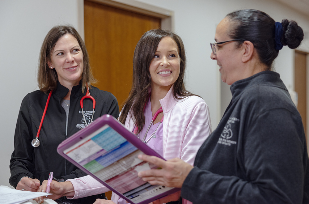 Nurses Talking Together