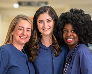 three female nurses