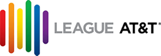 League AT&T logo