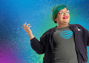 Female LGBTQ employee smiling