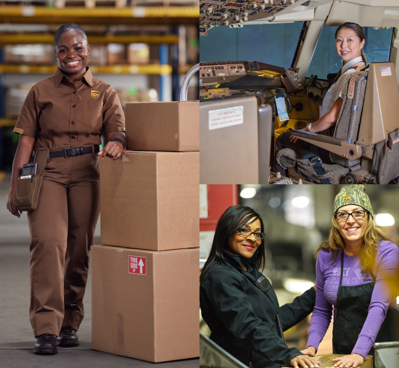 Women in operations collage