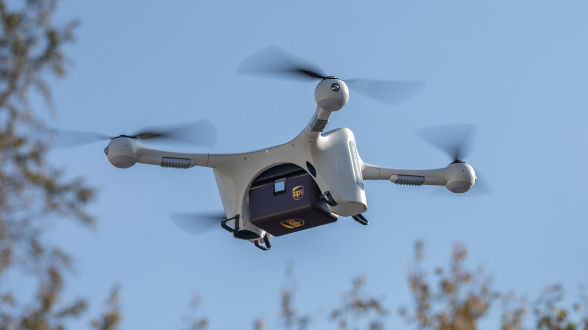 A UPS drone used for innovative delivery solutions