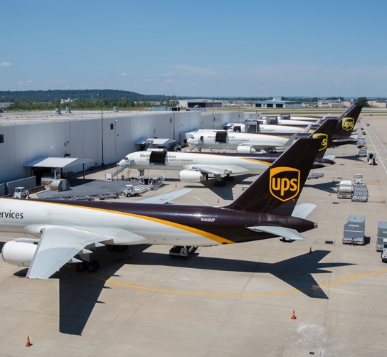 UPS Planes at Worldport Location