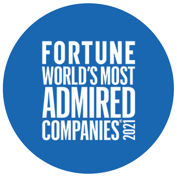 Fortune World's Most Admired Companies 2021