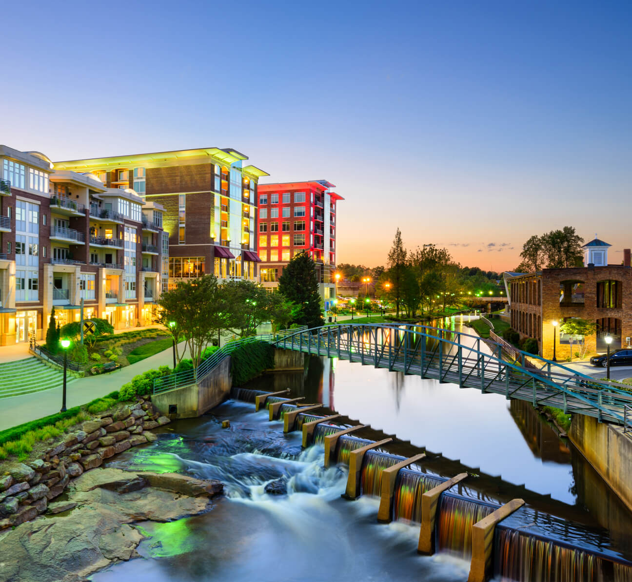 Greenville riverwalk