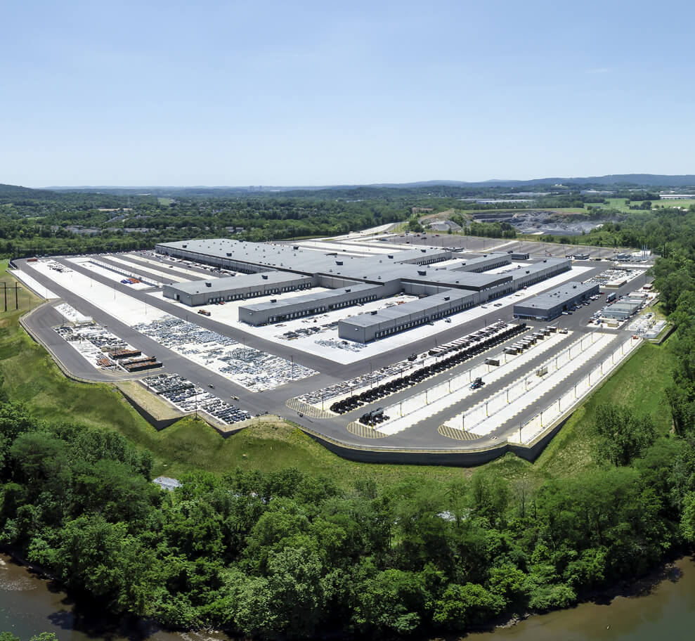 Sky view of UPS facility