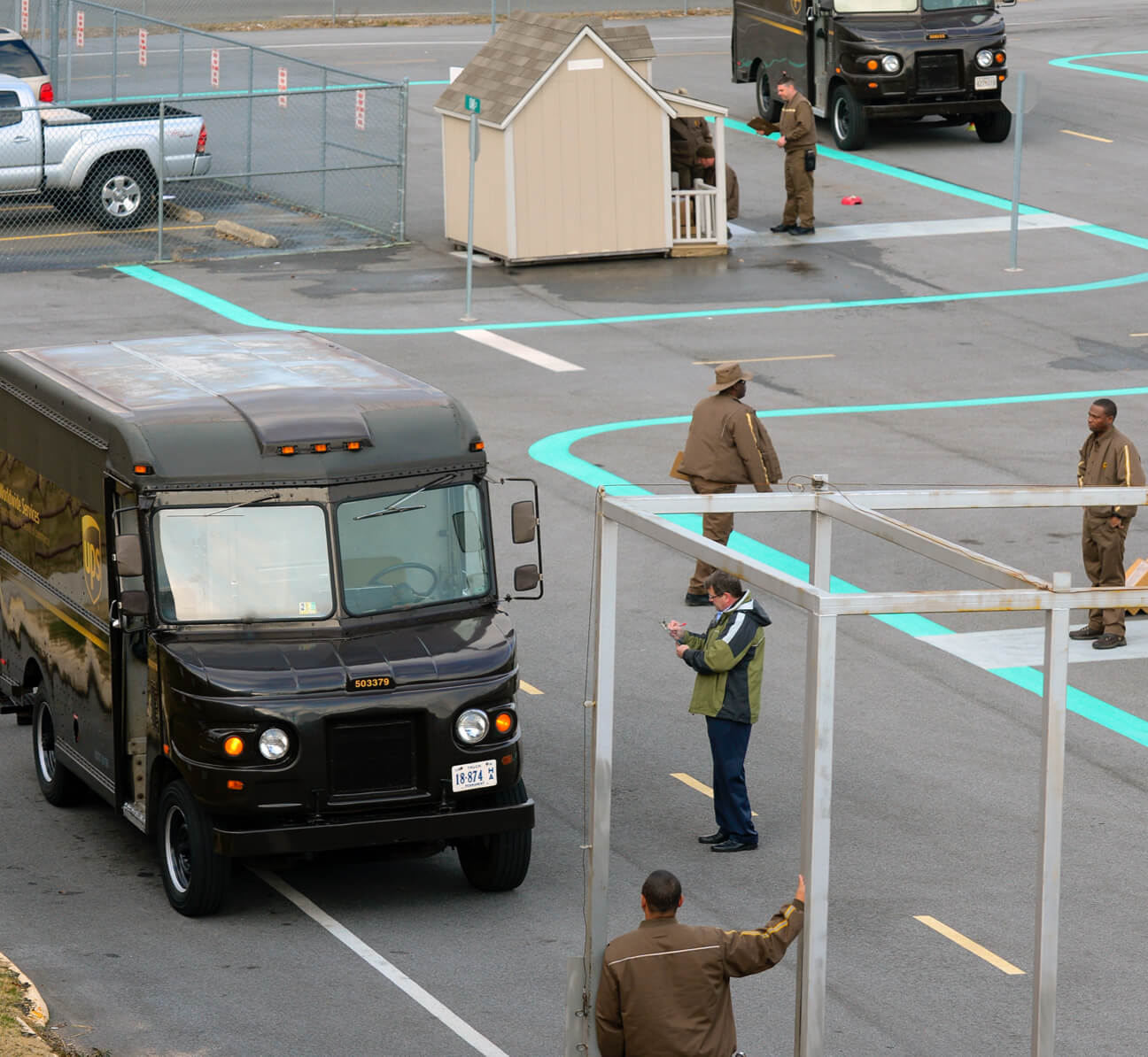 UPS workers learning