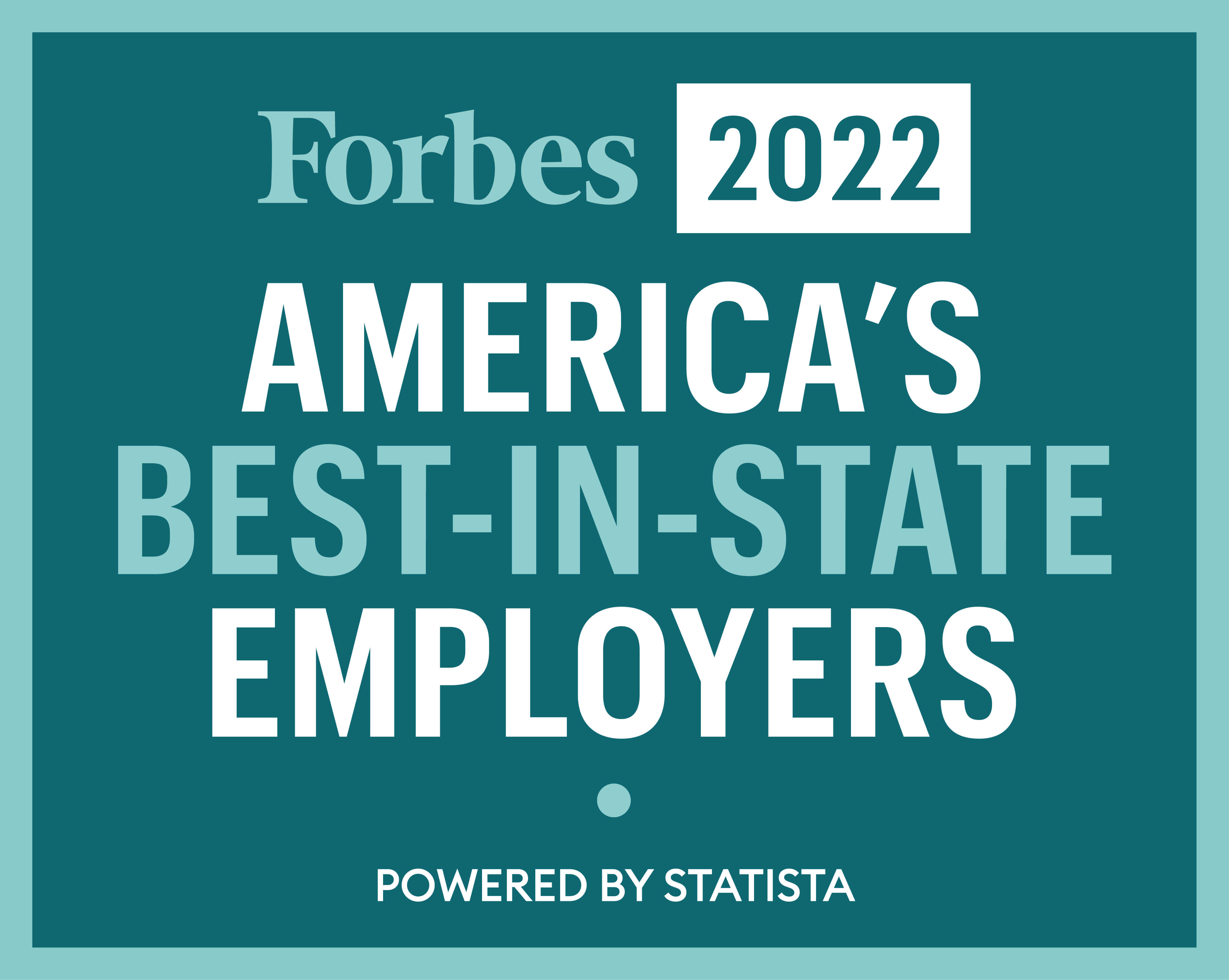 Forbes Best-in-state employer 2022