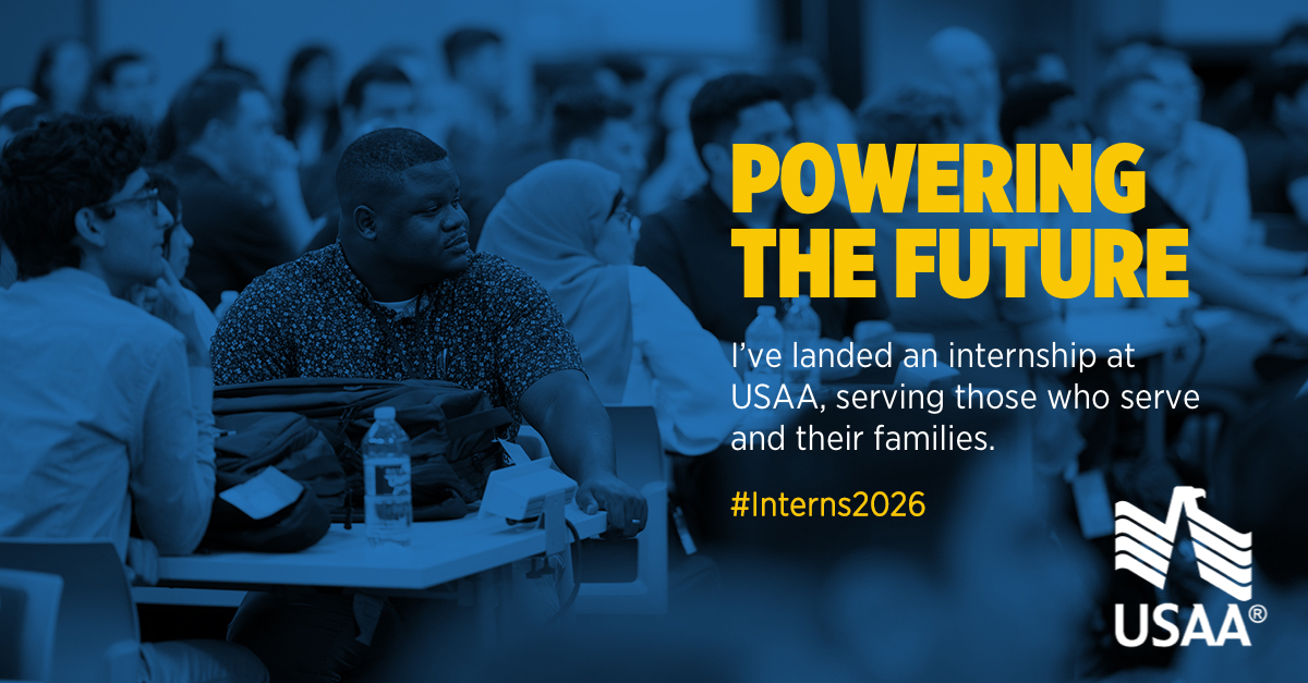 Image of people in a group setting listening with headline Powering The Future