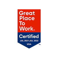 Great Place to Work Certified - July 2021