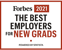 Forbes: The Best Employer for New Grads - 2021