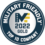 Military Friendly 2022 Top 10 Company