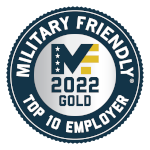 Military Friendly Top 10 Employer 2022