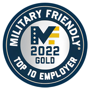 Military Friendly - Top 10 Employer 2022