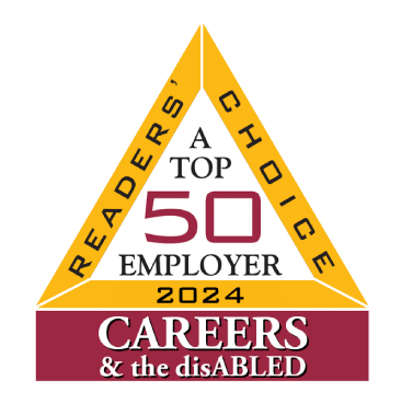 2024 Readers Choice Top 50 Employer Careers and the disABLED