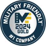 Military Friendly -  Number 1 Company 2024