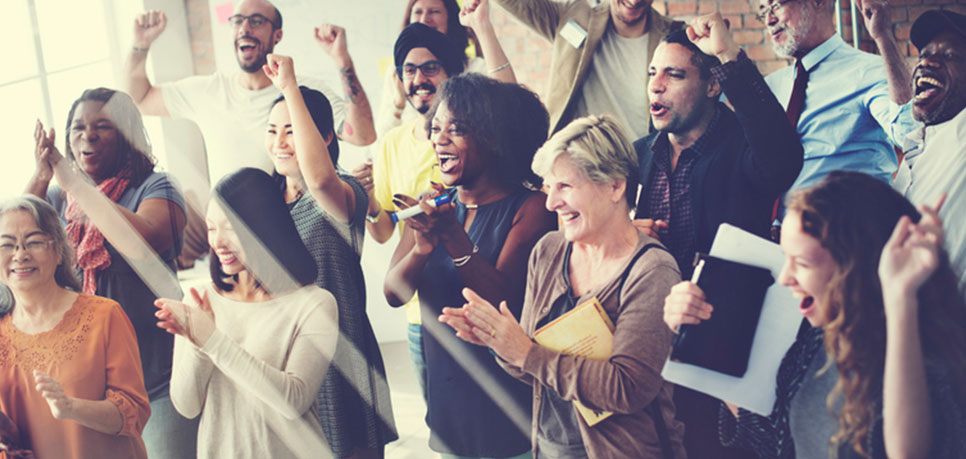 People Cheering