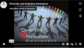 Watch video - Diversity Inclusion and Awareness