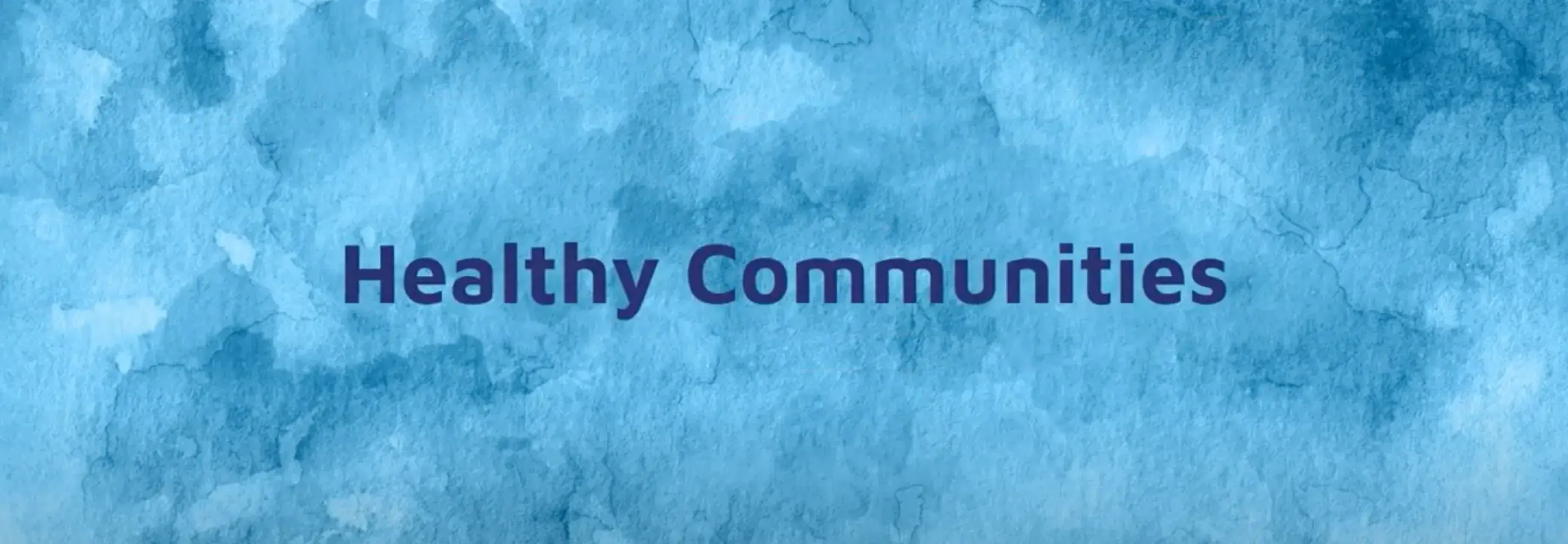 Healthy Communities