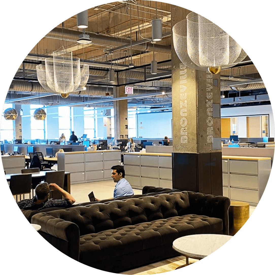 Interior of Chicago tech office