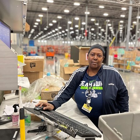 Employee in the Distribution Center