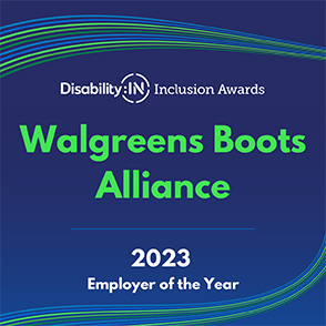 Disability Inclusion Awards - Walgreens Boots Alliance - 2023 Employer of the year