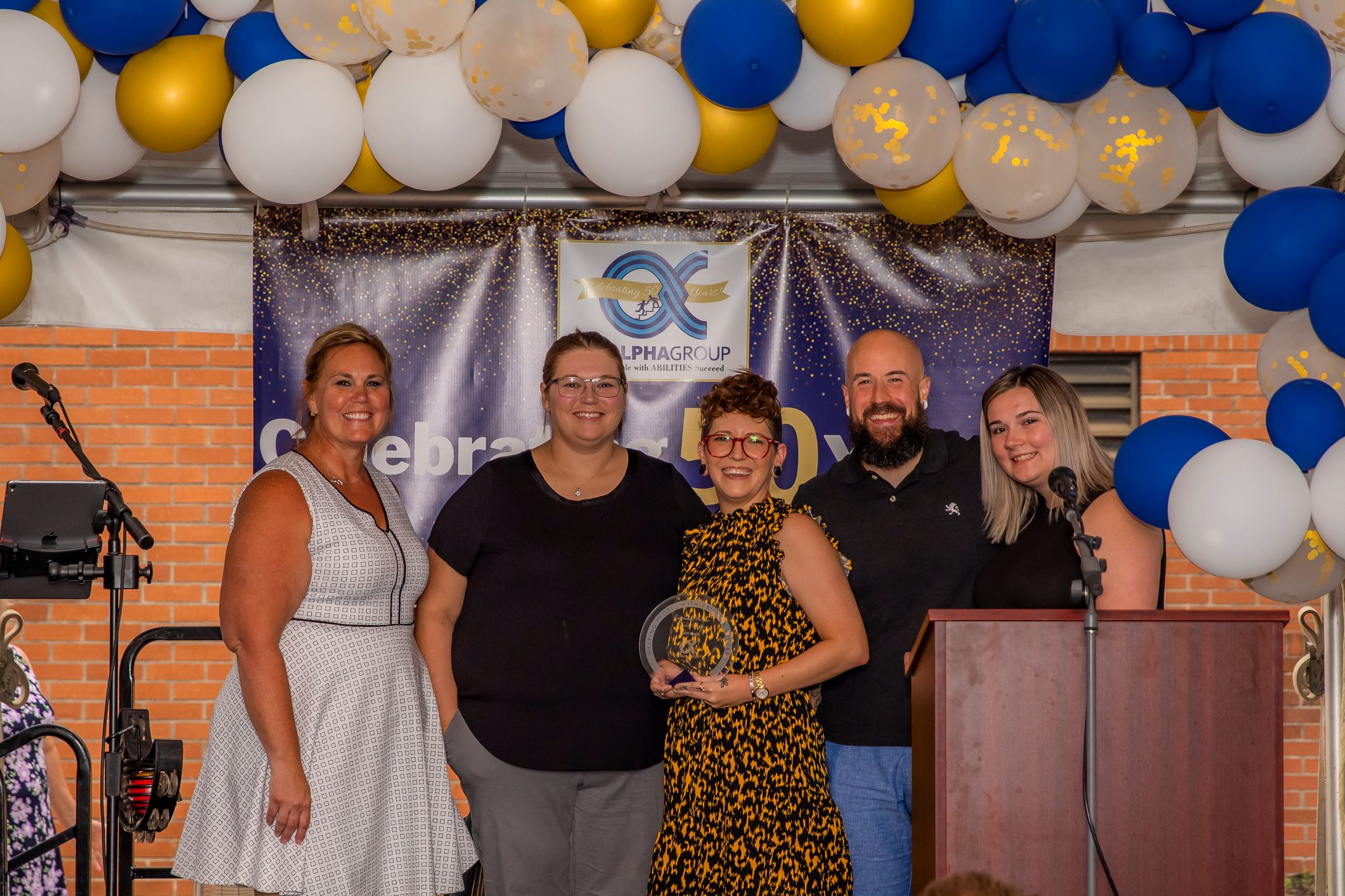 2021 Community Services Award from The Alpha Group