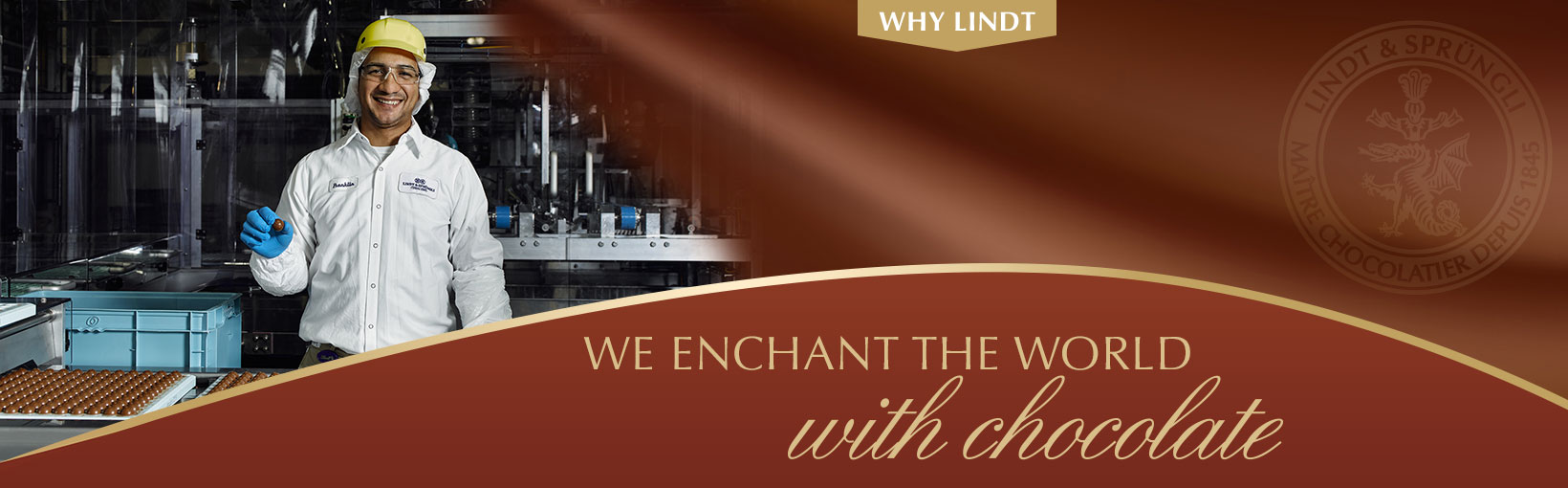 Why Lindt? …Because here I make a difference and that’s sweet. Karina