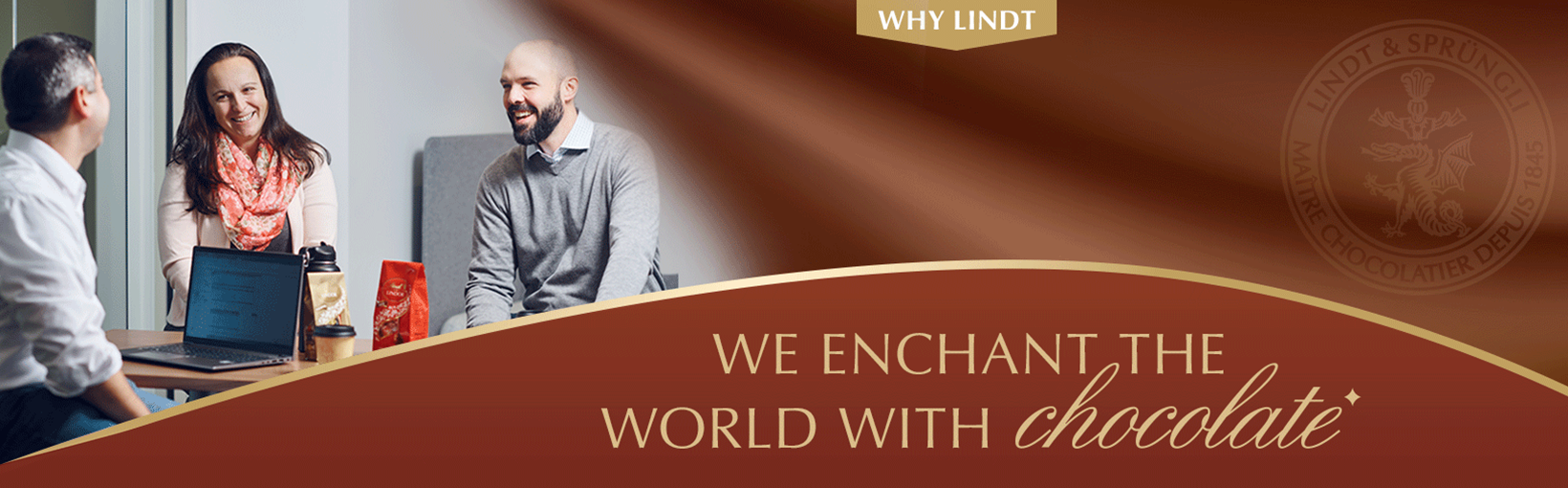 Why Lindt? …Because here I make a difference and that’s sweet. Steffen