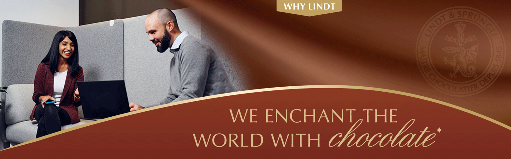 Why Lindt? …Because here I make a difference and that’s sweet. Crystal, Social Media Lindtern