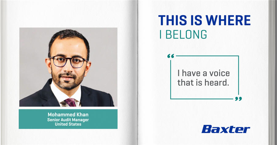 Mohammed Khan, Senior Audit Manager, United States - THIS IS WHERE I BELONG - I have a voice that is heard.