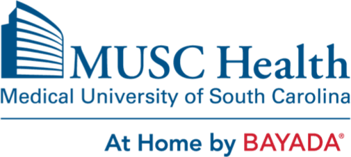 Logo: MUSC Health at Home by Bayada