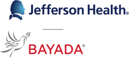 Logo: Jefferson Health at Home by BAYADAa
