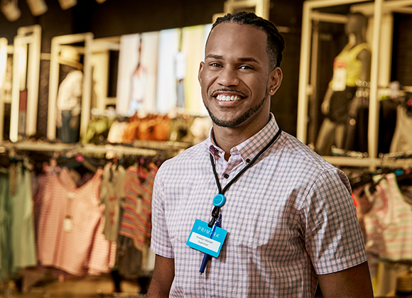 Junior working in a Primark store