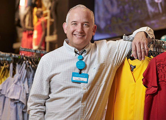 Ben is working in a Primark store