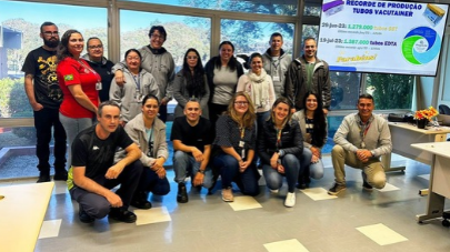 Group of BD associates gathered for a team event