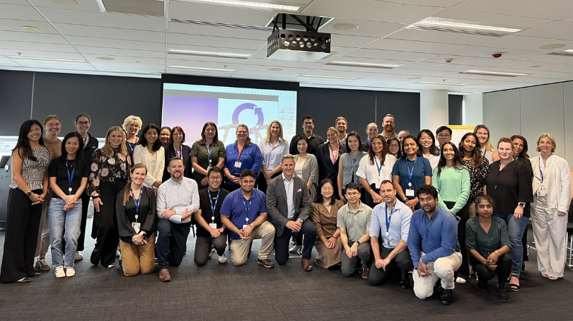 Large group of BD associates celebrating International Women's Day in Australia
